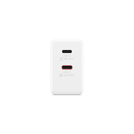 Lenovo Dual USB-C 65W GaN Charger | USB-C | 65 W | Charger