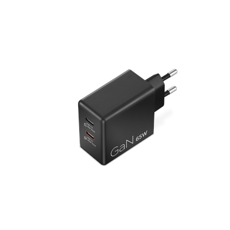 Lenovo Dual USB-C 65W GaN Charger | USB-C | 65 W | Charger