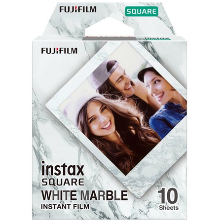 Fujifilm Instax Square Whitemarble (10pl) Instant Film