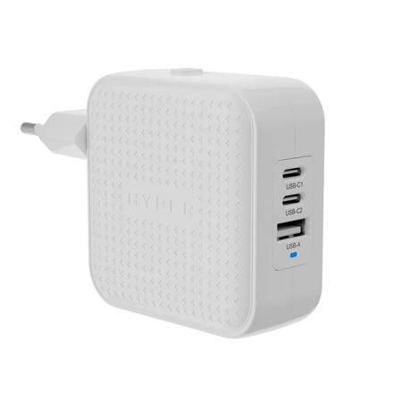 Hyper HyperJuice 70W USB-C GaN Travel Charger, White | HJ1003WHWWGL