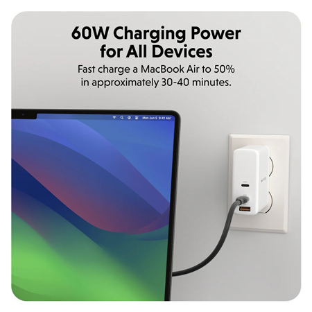 Hyper HyperJuice USB-C Silicone Charging Cable | HJ4011BKGL