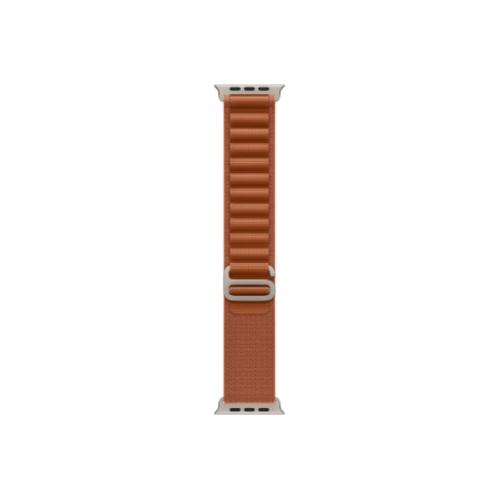 Apple 49mm Terra Cotta Alpine Loop - Medium - Natural Titanium Finish | Apple