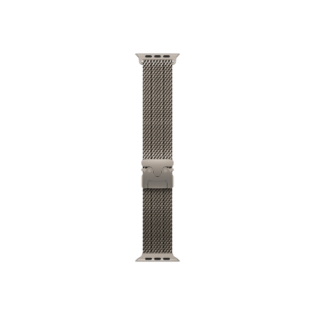 Apple 49mm Natural Titanium Milanese Loop - Large | Apple