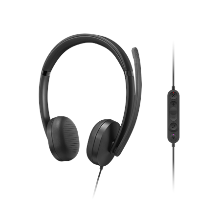 Lenovo Wired VoIP Headset 5000 (Teams) | Built-in microphone | USB Type-A, USB Type-C | Black