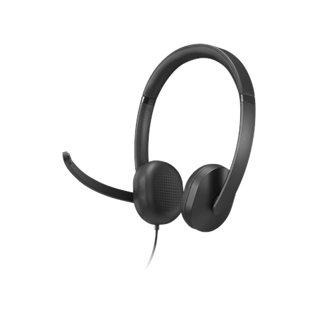 Lenovo Wired VoIP Headset 5000 (Teams) | Built-in microphone | USB Type-A, USB Type-C | Black