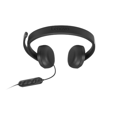 Lenovo Wired VoIP Headset 5000 (Teams) | Built-in microphone | USB Type-A, USB Type-C | Black