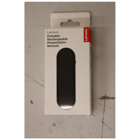 SALE OUT. Lenovo Portable Rechargeable Presentation Remote | DEMO | Black