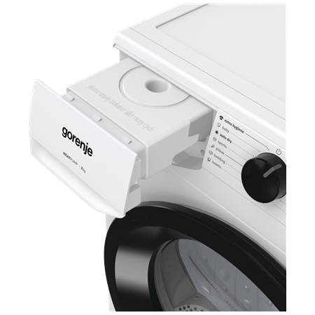 Gorenje Dryer Machine | D2HNE7E | Energy efficiency class E | Front loading | 7 kg | Heat pump | LED | Depth 51 cm | White
