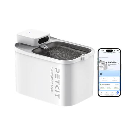 PETKIT Drinking Fountain | Eversweet Max UVC | Capacity 3 L | Material  Food-grade ABS | White