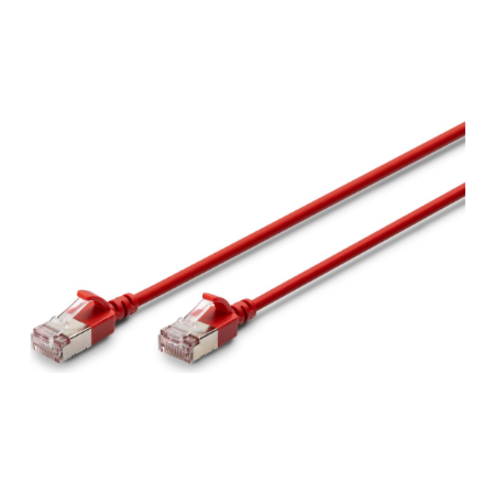 Digitus CAT 6A F-FTP Slim Patch Cable, 0.3 m | DK-1632-A-003S-R | Red