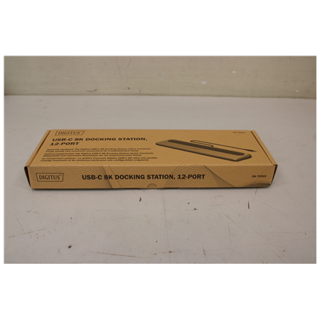 SALE OUT. DIGITUS USB-C 8K docking station, 12-port | SALE OUT. Digitus USB-C 8K docking station, 12-port | DA-70919 | Ethernet