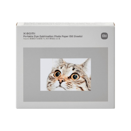Xiaomi Portable Dye-Sublimation Photo Paper (50 Sheets) | 2x3-inch