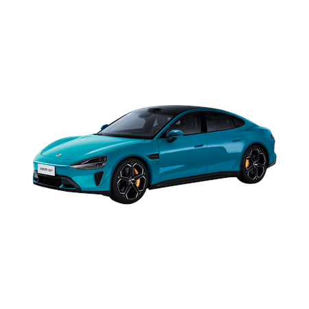 Xiaomi SU7 1:18 Die-cast Model Car | Aqua Blue | Zinc alloy, ABS, SAN and PVC