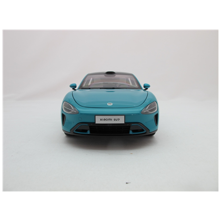 Xiaomi SU7 1:18 Die-cast Model Car | Aqua Blue | Zinc alloy, ABS, SAN and PVC