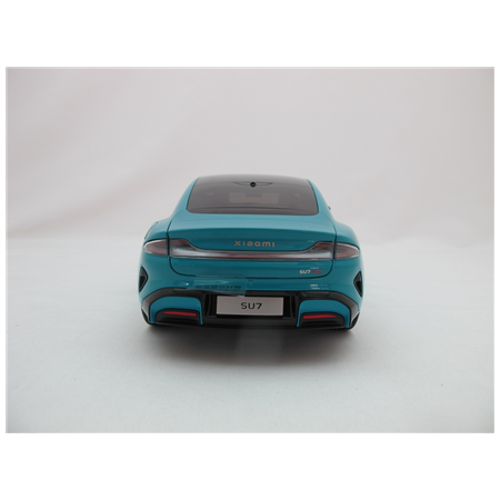 Xiaomi SU7 1:18 Die-cast Model Car | Aqua Blue | Zinc alloy, ABS, SAN and PVC