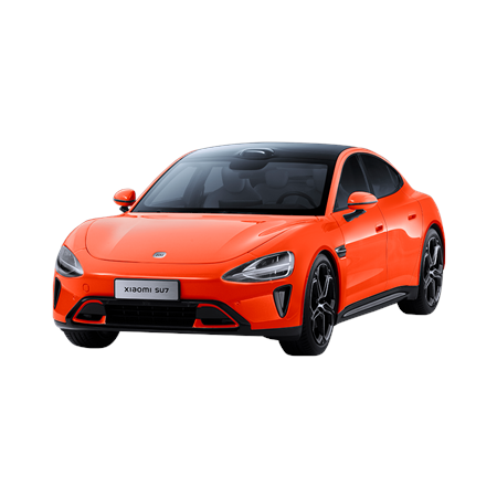 Xiaomi SU7 1:18 Die-cast Model Car | Lava Orange | Zinc alloy, ABS, SAN and PVC