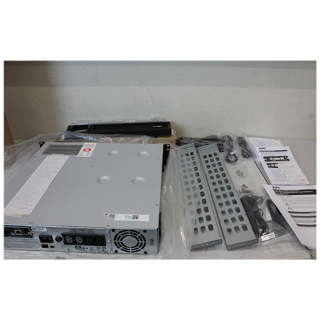 SALE OUT. APC Smart-UPS, Line Interactive, 1500VA, Rackmount 2U, 230V, 4x IEC C13 outlets, Network Card, AVR, LCD, Black | SALE