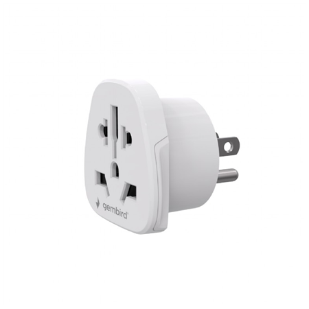 Gembird World to US power adapter plug, 10 A | A-AC-USMINTF | Travel adapter