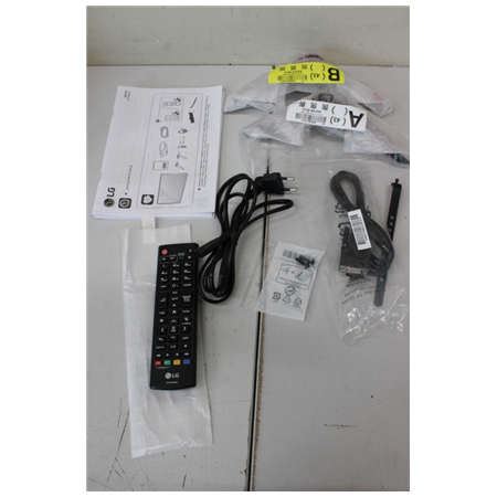 SALE OUT. LG 43UN640S0LD 43“ 3840x2160/300cd/m2/ HDMI RF | SALE OUT. LG USED, MISSING PLASTIC HOLDERS AND ORIGINAL REMOTE CONTRO