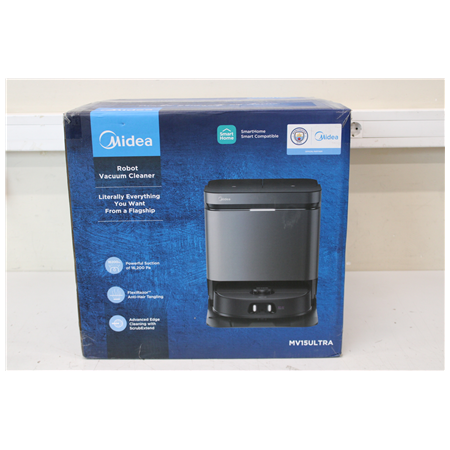 SALE OUT. Midea V15 Robot Vacuum Cleaner | Midea Robot Vacuum Cleaner | V15 | Wet&Dry | 5200 mAh | Dust capacity 3 L | 16200 Pa