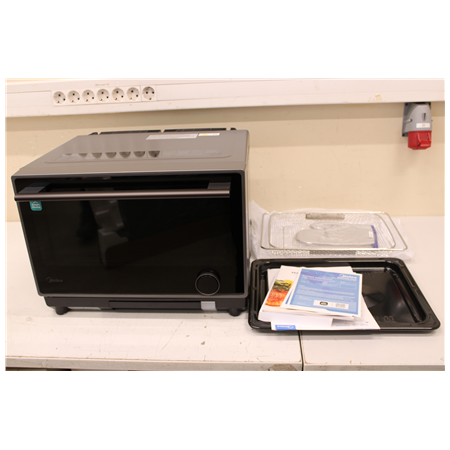 SALE OUT. Midea MSO25H Microwave oven with Grill, Airfry and Steam function, 25 L, Black | SALE OUT. Midea Microwave oven | MSO2