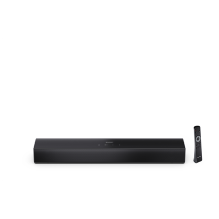Sharp Compact 2.0 Soundbar | HT-SB121 | 120 W | Bluetooth | Black | Wireless connection