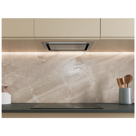 Whirlpool Hood | WCT3 63F LTX | Built-in | Energy efficiency class B | Width 51.4 cm | 430 m³/h | Electronic | LED | Inox