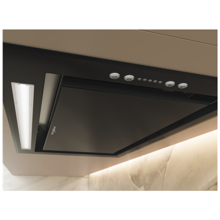 Whirlpool Hood | WCT3 63F LTK | Built-in | Energy efficiency class B | Width 51.4 cm | 430 m³/h | Electronic | LED | Black