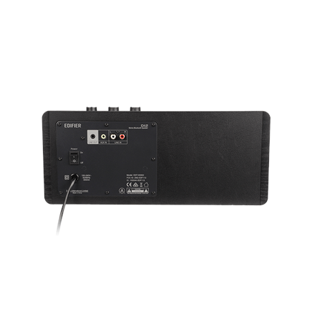 Edifier Integrated Stereo Speakers | D12 | 70 W | Bluetooth | Black | Wireless connection