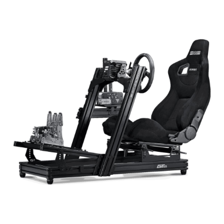 Next Level Racing ERS1 Elite Racing Seat, Leather and Mesh Edition | Black