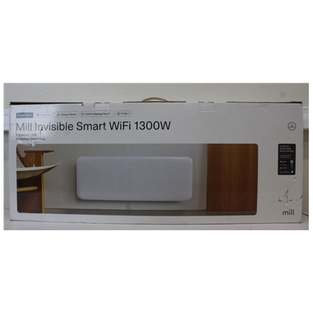 SALE OUT. Mill PA1300WIFI4 Panel Heater with WiFi Gen 4 1300 W Suitable for rooms 15-19 m² White IPX4 | SALE OUT. Mill Invisible