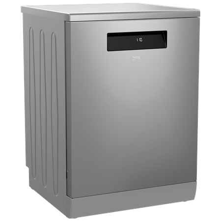BEKO Dishwasher | DEN48530X | Freestanding | Width 60 cm | Number of place settings 15 | Number of programs 8 | Energy efficienc