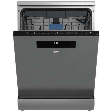 BEKO Dishwasher | DEN48530X | Freestanding | Width 60 cm | Number of place settings 15 | Number of programs 8 | Energy efficienc