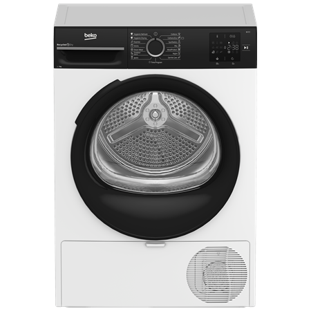 BEKO Dryer Machine | BM3T37249WBB | Energy efficiency class C | Front loading | 7 kg | Digital | Depth 54.5 cm | White