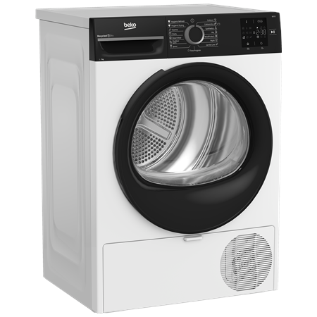 BEKO Dryer Machine | BM3T37249WBB | Energy efficiency class C | Front loading | 7 kg | Digital | Depth 54.5 cm | White