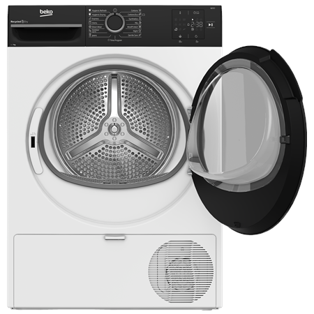 BEKO Dryer Machine | BM3T37249WBB | Energy efficiency class C | Front loading | 7 kg | Digital | Depth 54.5 cm | White