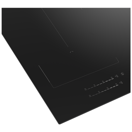 BEKO Hob | HII64720QUF2T | Induction | Number of burners/cooking zones 4 | Touch | Timer | Black