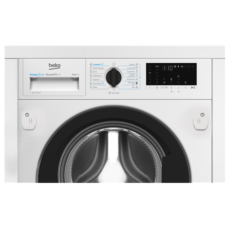 BEKO Washing machine | B3WBT671415W | Energy efficiency class A | Front loading | Washing capacity 7 kg | 1200 RPM | Depth 55 cm