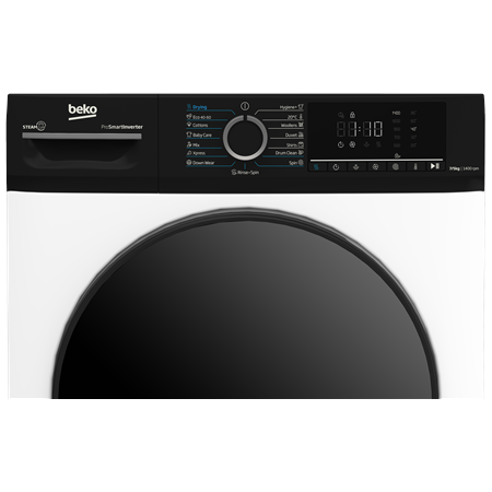 BEKO Washing machine with dryer | BMM5DFO5741WPB | Energy efficiency class A/D | Front loading | Washing capacity 7 kg | 1400 RP