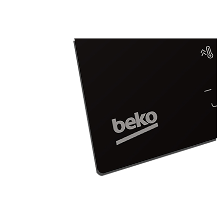 BEKO Hob | HDI32400TO | Induction | Number of burners/cooking zones 2 | Touch control | Timer | Black