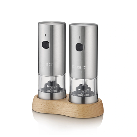 Caso Salt and Pepper Grinder | SpiceDuo | Electric | Housing material Stainless steel | Lithium
