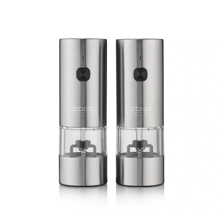 Caso Salt and Pepper Grinder | SpiceDuo | Electric | Housing material Stainless steel | Lithium