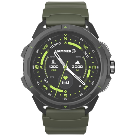 Hammer Watch 2 | Smart watch | AMOLED | 1.5” | Military Edition