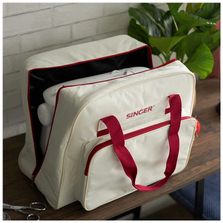Singer Universal Carry Case, 25010000204 | Cream/Red