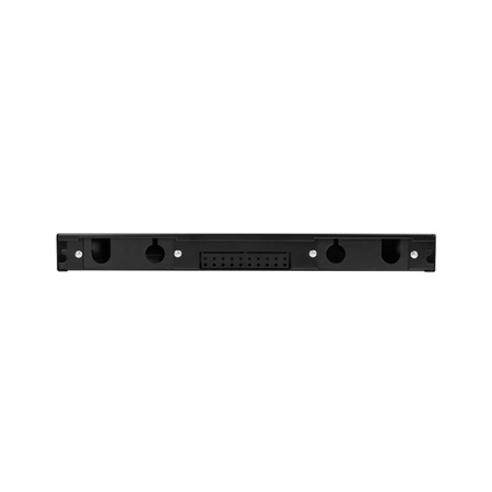 Lanberg Rackmount 19" 1U Fiber Patch panel 24xSC Simplex/24XLC Duplex Black with Accessories | FOP1-24SS-LDB