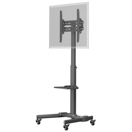 Goobay Floor stand | TV Presentation Stand Basic, Size L | Height adjustment | 37-70 " | Maximum weight (capacity) 35 kg | Black