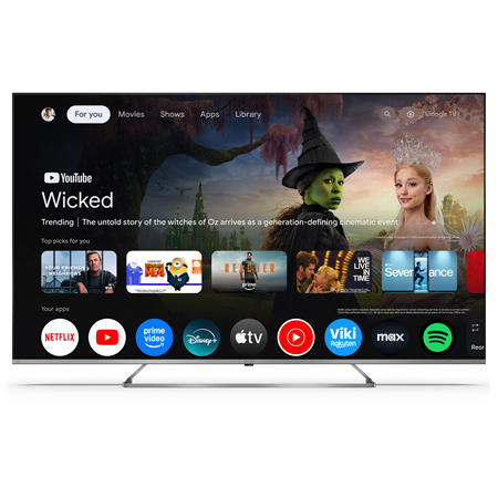 Sharp 4K Ultra HD QLED MiniLED TV | 65JP7265E | 55 | Smart TV | Google TV | UHD