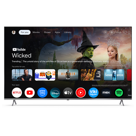 Sharp 4K QLED TV | 75JP7265E | 75 | Smart TV | Google TV | UHD