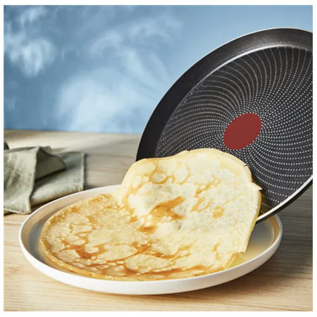 TEFAL Pan | H0563842 | Frying | Diameter 28 cm | Suitable for induction hob | Fixed handle | Black