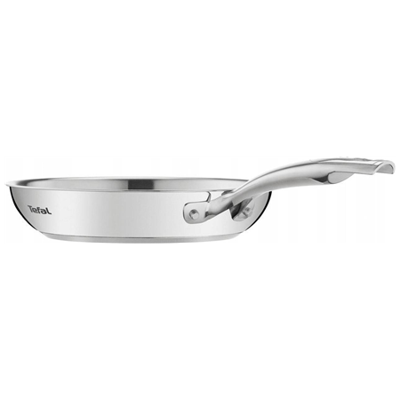 TEFAL Pan | G7320434 Duetto+ | Frying | Diameter 24 cm | Suitable for induction hob | Fixed handle | Black/Silver